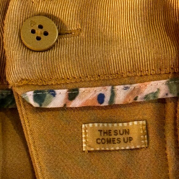 NWT Scotch & Soda Edie Tailored Wide Leg Pants in Yellow Size 30 - Picture 9 of 16